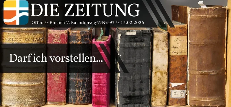 Titelseite der Gemeindezeitung Nummer 93: Darf ich vorstellen